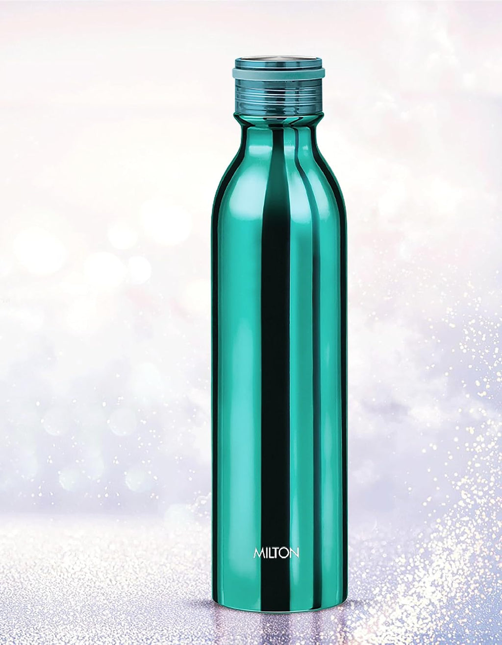 Milton Glitz 1000 Thermosteel Water Bottle 1 LTR, 24 Hr Hot and Cold I Leak Proof Lid, ISI Certified I Water Bottle for School, Office, Gym, Dark Blue