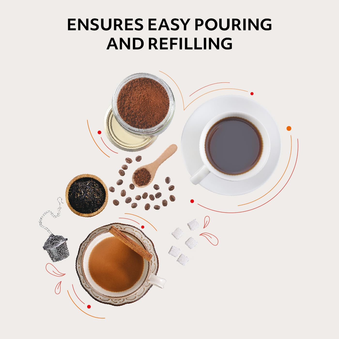 Usha Electric Kettle 1200 Watts | 1.5 Litres| Cool touch handle | Wider Mouth | Food-grade stainless steel | Safety with auto cut-off function (Silver & Black)
