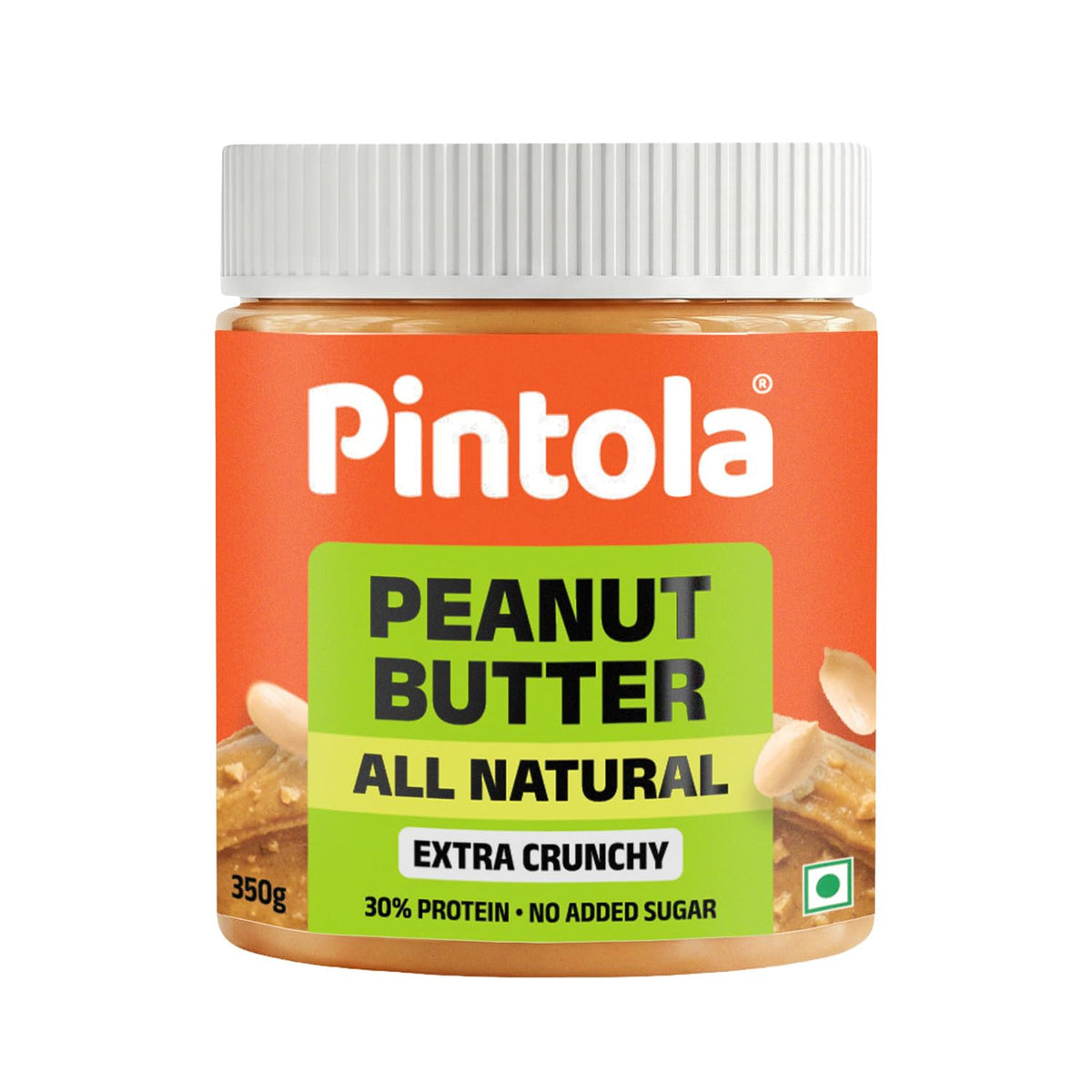Pintola All Natural Peanut Butter Extra Crunchy 350g
