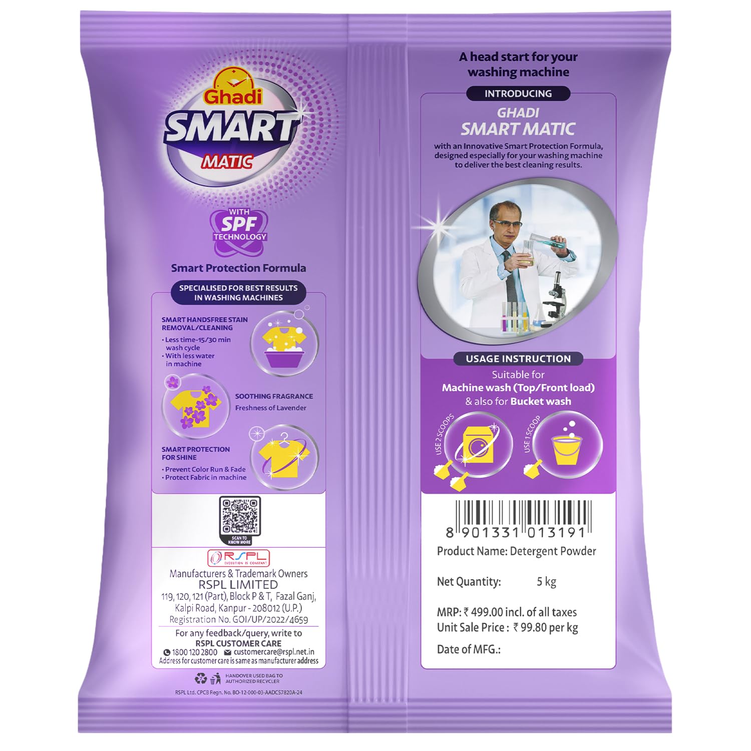 Ghadi Smart Matic | Advanced Top & Front Load Detergent Powder