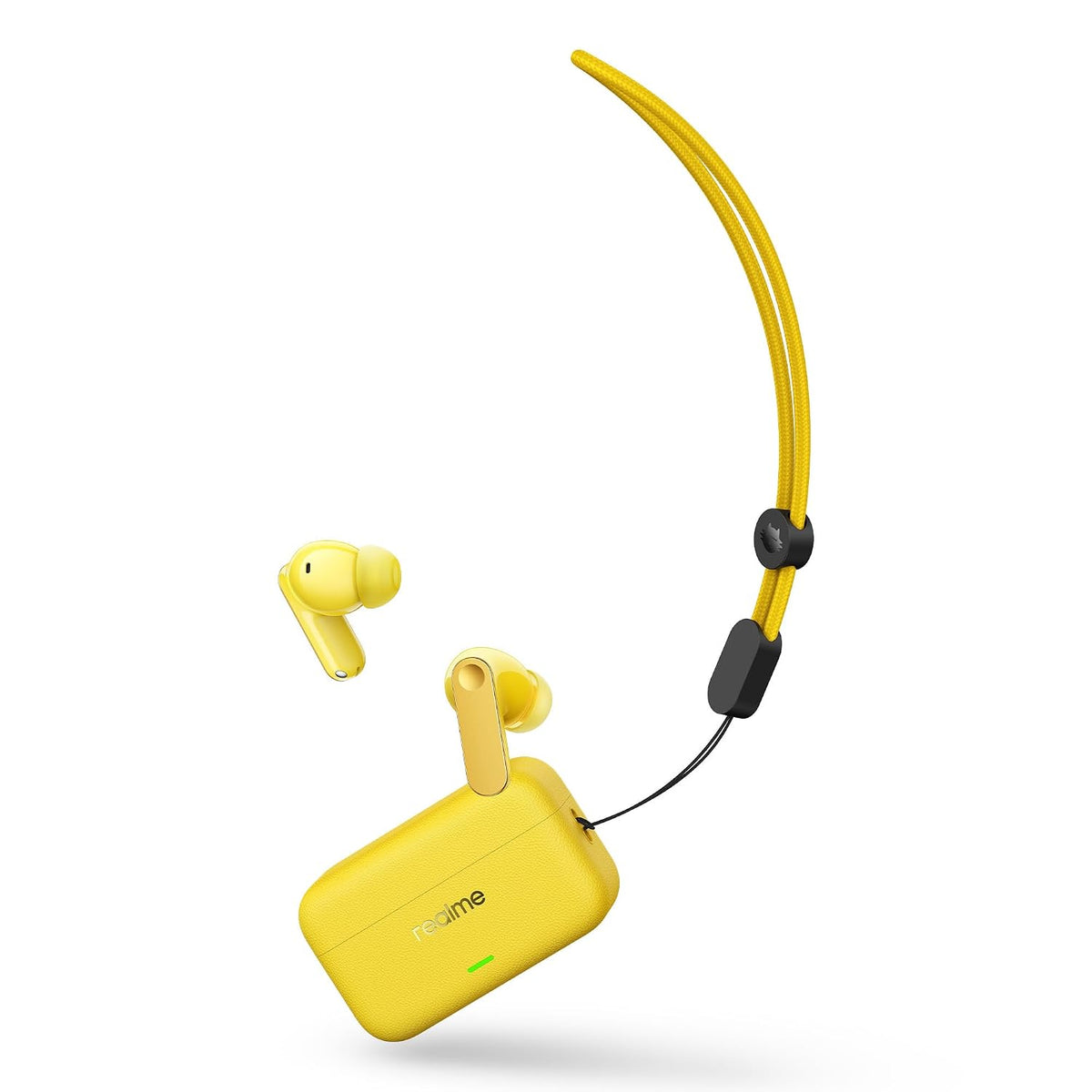realme Buds T500 Pro TWS Earbuds with 12.4mm Drivers, Upto 50dB ANC,3D Spatial Audio, 56H Playtime, AI ENC, IP55 Rating, and 45ms Low Latency BT 6.1 (Lemon Cola)