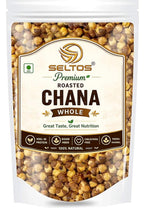 SELTOS Premium Roasted Bhuna Chana | Roasted Chickpeas (Unsalted) - 900gm