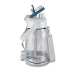 MILTON Eros 1000, 2-in-1 Sip or Gulp Lid Water Bottle 960ml | Unbreakable - Crystal Clear Plastic | Leak-Proof & BPA-Free, One-Click Open | Ideal for School, Office, Gym & Travel Use, White