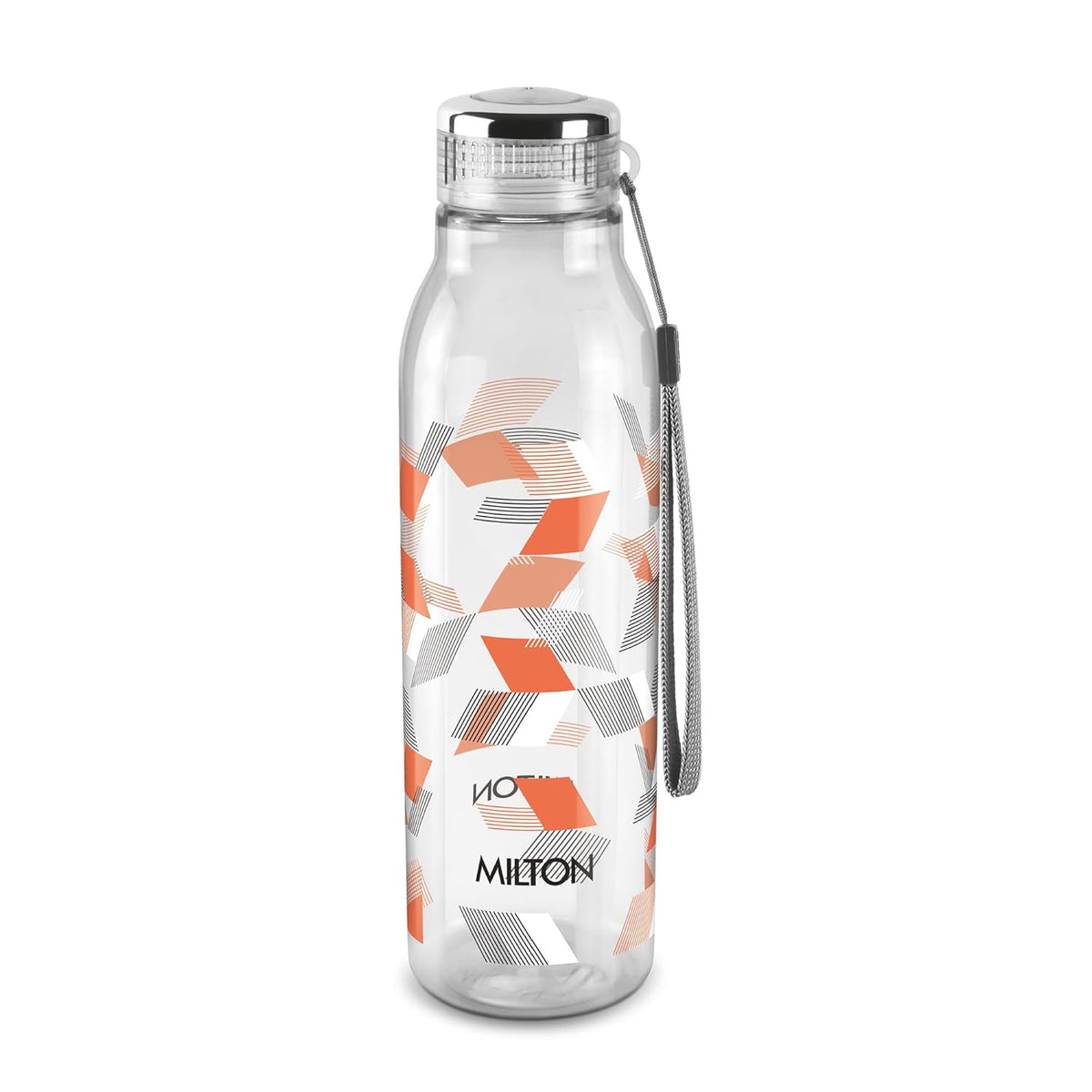 MILTON Helix 1000 Pet Water Bottle, 1 Piece, 1 Litre, Orange, Reusable Plastic Fridge Bottle, BPA Free and Leak Proof Bottles for Travel, Work