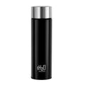 CELLO H2O Stainless Steel Water Bottle for Office & Daily Use 1000 ml, Black | Single Wall Freezer & Fridge Safe, Lightweight & Stylish Leakproof Rustproof Steel Water Bottle for School, Gym & Travel