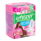 Whisper Ultra Skin Love Soft Sanitary Pads for Women, XL 50 Pads