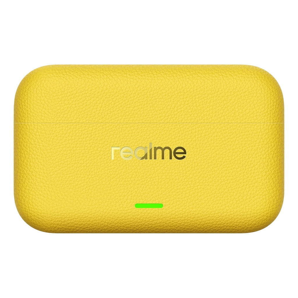 realme Buds T500 Pro TWS Earbuds with 12.4mm Drivers, Upto 50dB ANC,3D Spatial Audio, 56H Playtime, AI ENC, IP55 Rating, and 45ms Low Latency BT 6.1 (Lemon Cola)