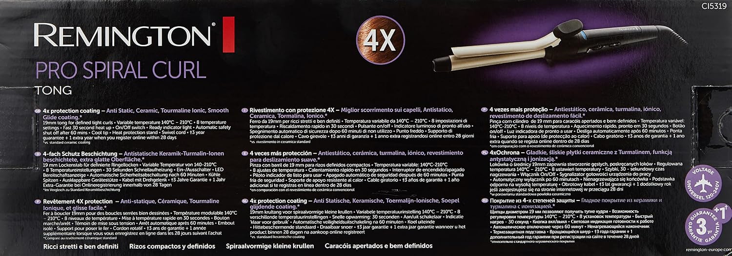 Remington Pro Spiral Curl (CI5319), Black