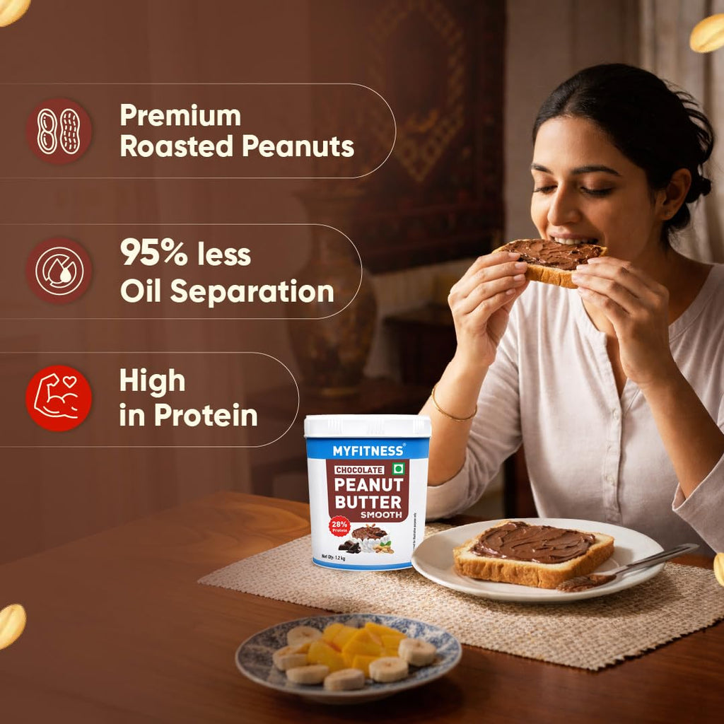 MYFITNESS Peanut Butter Chocolate Flavour, Smooth 1.2kg