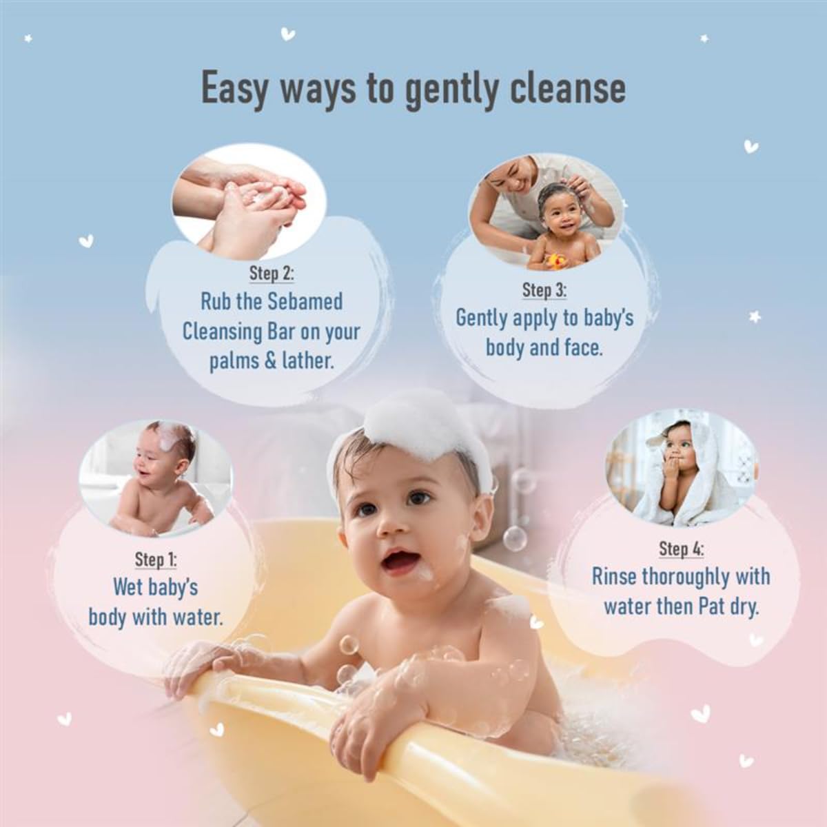 Sebamed Baby Cleansing Bar 150g|Ph 5.5