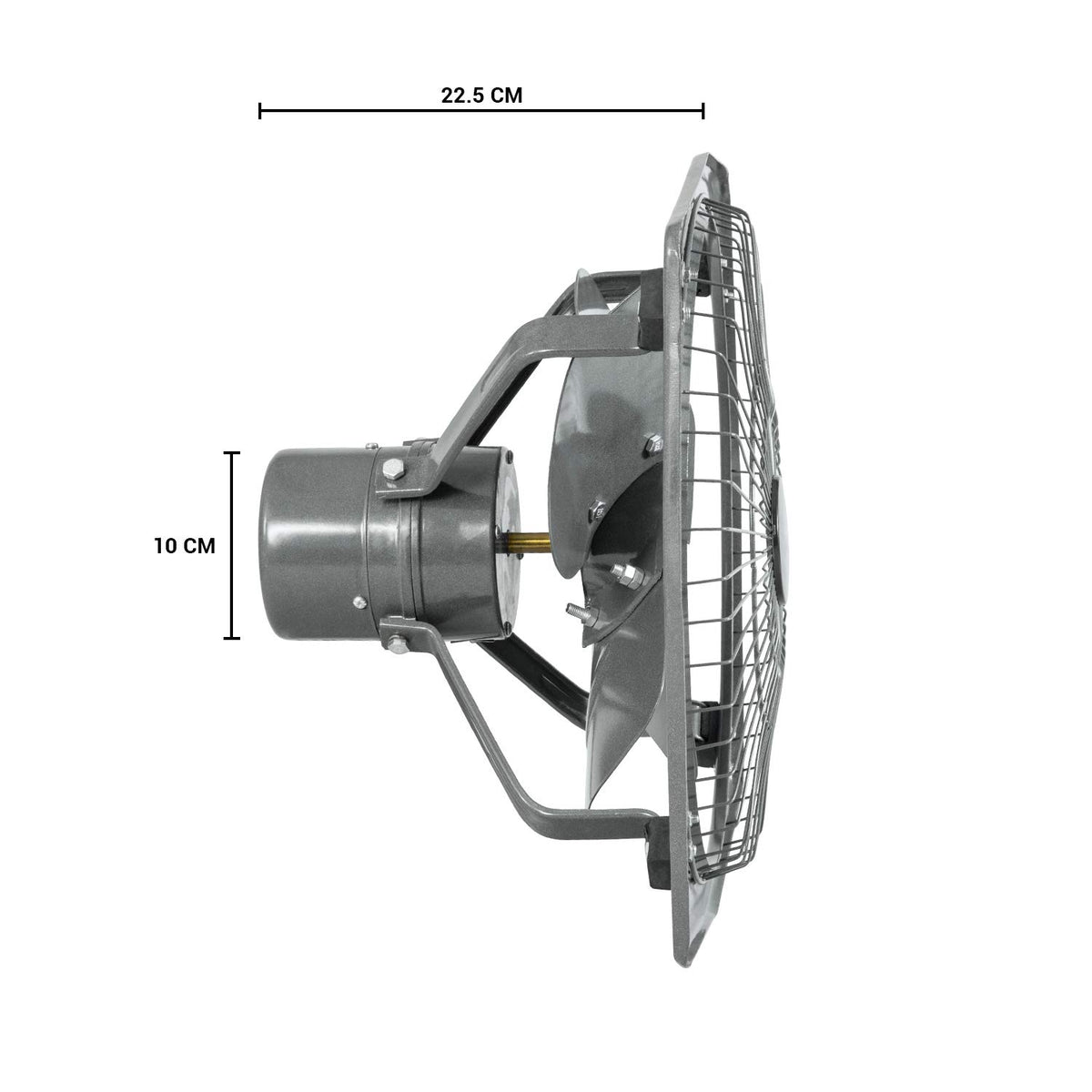USHA Aeroclean Plus 300mm Exhaust Fan | Goodbye Oil and Dust Lacquer Coating | Double Ball Bearing For Longer Life | 100% Copper Motor | 2 Year Warranty | Grey Pack of 1