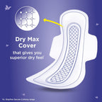 Stayfree Dry Max All Night Sanitary napkins (Pack of 28 Count) XXL