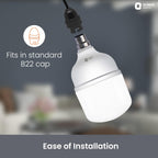 Orient Electric Eternal Shine LED Bulb | 50 Watts | 12 Months Warranty | Cool White (Pack of 1) | 25000 Hours + 180 degree coverage | BIS Certified