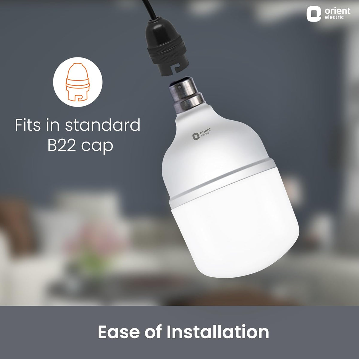 Orient Electric Eternal Shine LED Bulb | 50 Watts | 12 Months Warranty | Cool White (Pack of 1) | 25000 Hours + 180 degree coverage | BIS Certified