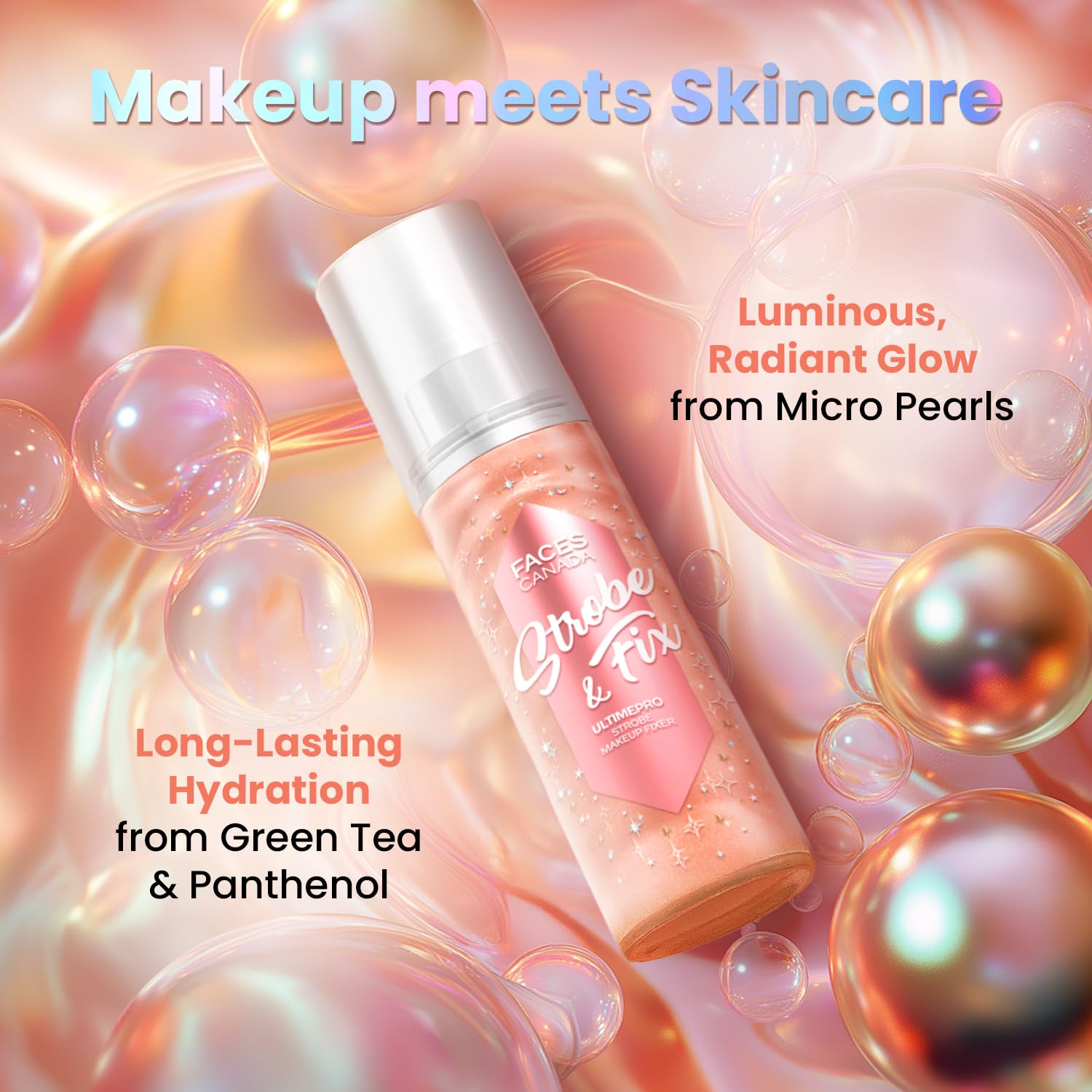 FACES CANADA Ultime Pro Strobe Makeup Fixer Mini - Rose Gold, 50 ml |