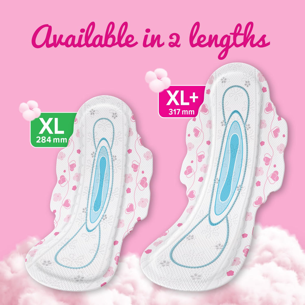 Whisper Ultra Skin Love Soft Sanitary Pads for Women, XL 50 Pads
