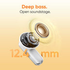 realme Buds T500 Pro TWS Earbuds with 12.4mm Drivers, Upto 50dB ANC,3D Spatial Audio, 56H Playtime, AI ENC, IP55 Rating, and 45ms Low Latency BT 6.1 (Lemon Cola)