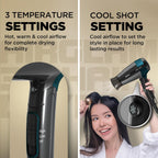 Havells Styling Hair Dryer | Hypersonic Motor | 3 Detachable Attachment| Diffuser, Quill-Style Comb, Aerofocus Nozzle|3 Temperature/2 Speed Settings| Cool Shot| 1200 W |2 years guarantee|HD4161