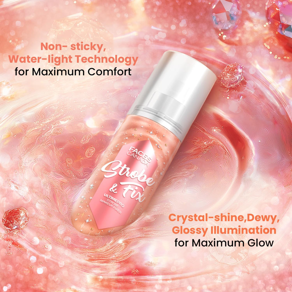 FACES CANADA Ultime Pro Strobe Makeup Fixer Mini - Rose Gold, 50 ml |