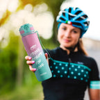 MILTON Gen'Z Water Bottle 1 ltr (Stay Strong), Motivational Water Bottles With Leak Proof Flip-Top Cap & Capacity Mark, Gym Bottle Sipper Water Bottle For Adults, Plastic, Pink