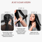 Urban Yog MakeMeeBold Hair Straightener Brush & Dry Shampoo Spray 200ml Combo | Frizz Free Hair Electric Hair Straightner Comb | Ceramic Coated Plates