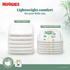 Huggies Naturemade Premium Ultra-thin Bamboo diapers Medium 30pc,12hr lock