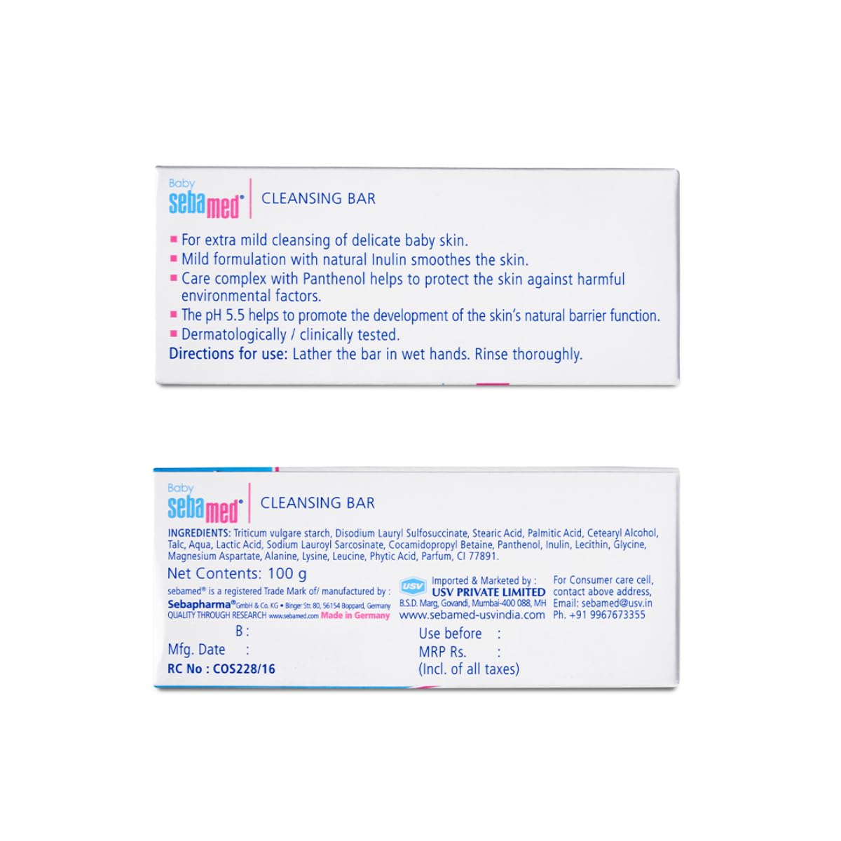 Sebamed Baby Cleansing Bar 150g|Ph 5.5