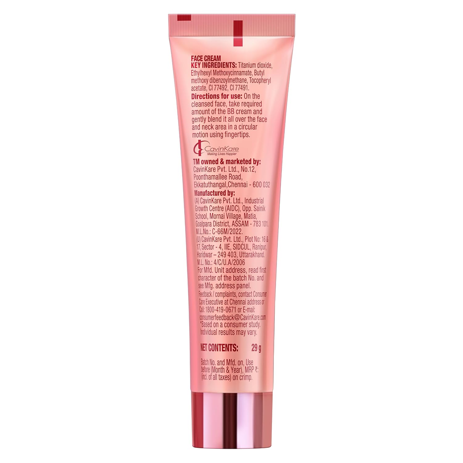 Spinz BB Cream | Instant Glow(29g)