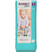 Bambo Nature Premium Baby Tape Diapers for Baby XL Size (12-18 Kgs), Super Absorbent, Breathable, Extra Soft, Dermatologically Tested, Hypoallergenic Toddler Nappies With Wetness Indicator, 44 Count