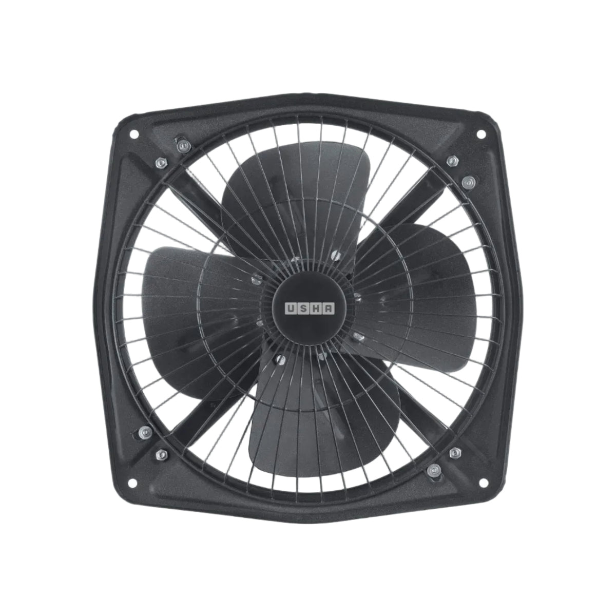 USHA Aeroclean Plus 300mm Exhaust Fan | Goodbye Oil and Dust Lacquer Coating | Double Ball Bearing For Longer Life | 100% Copper Motor | 2 Year Warranty | Grey Pack of 1
