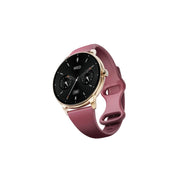 boAt Chrome Iris Fashion Smart Watch for Women - Elegant Ultra-Sleek Dial, Light-Weight Metal Body, 1.32" AMOLED Display, 1000 Nits, AOD, Female Wellness Tracking Watch for Woman (Velvet Wine)