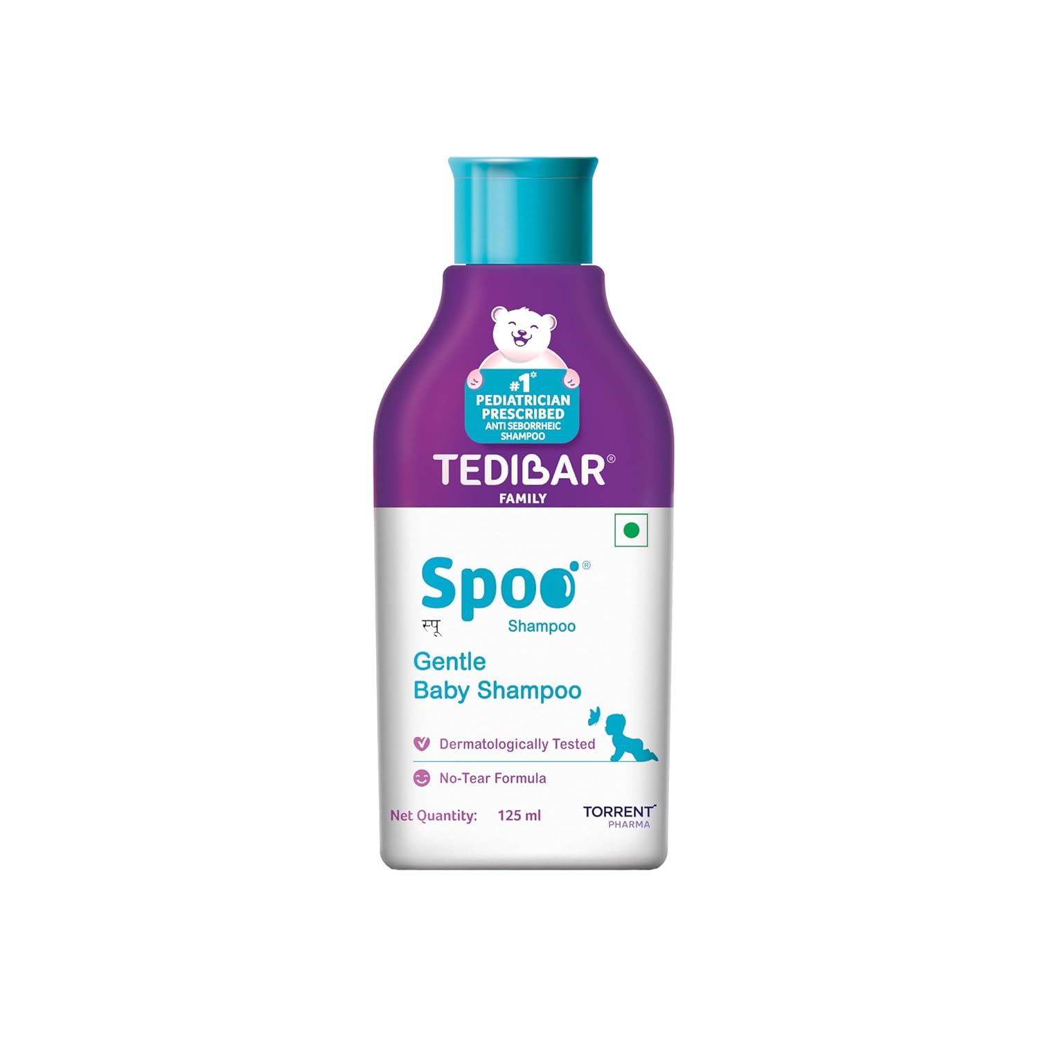 Spoo No-Tear Formula baby shampoo from Tedibar Family 125ml