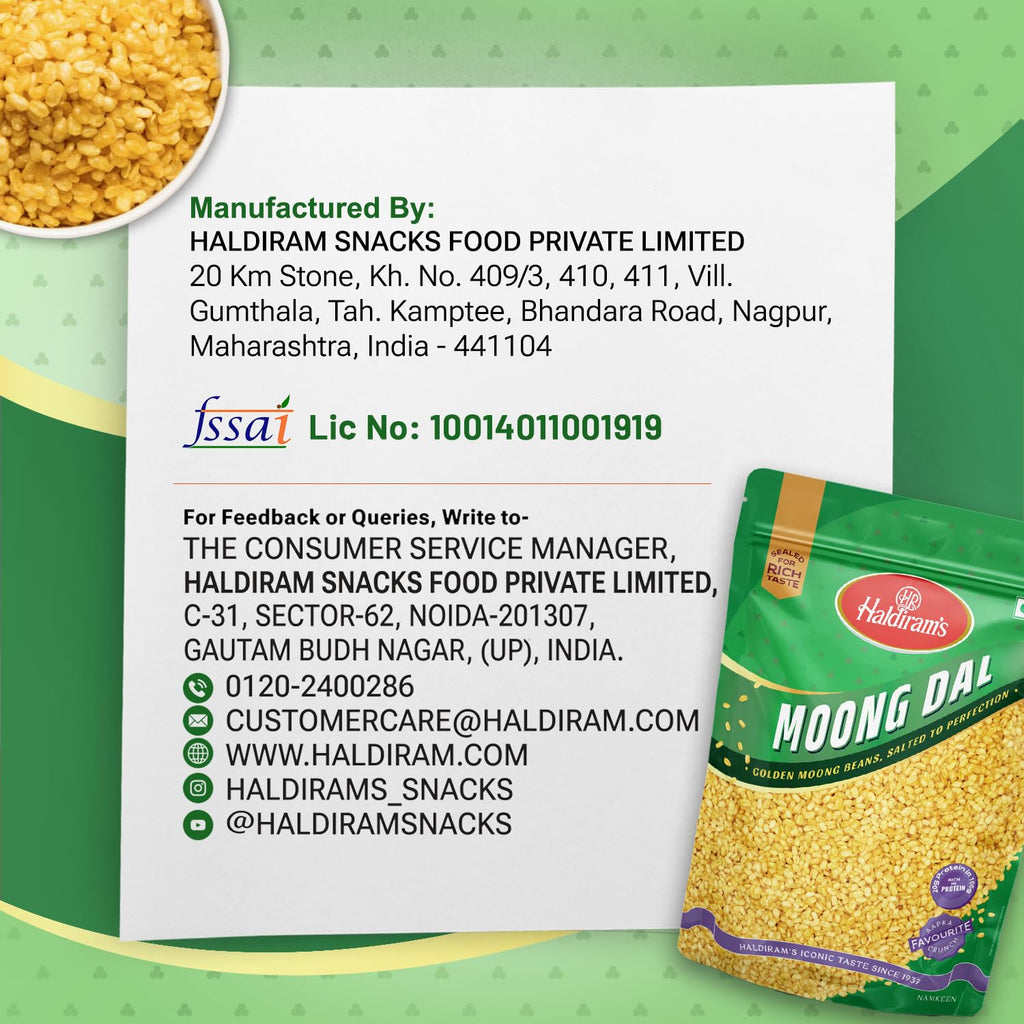 Haldiram's Nagpur Moong Dal, 400 Gram