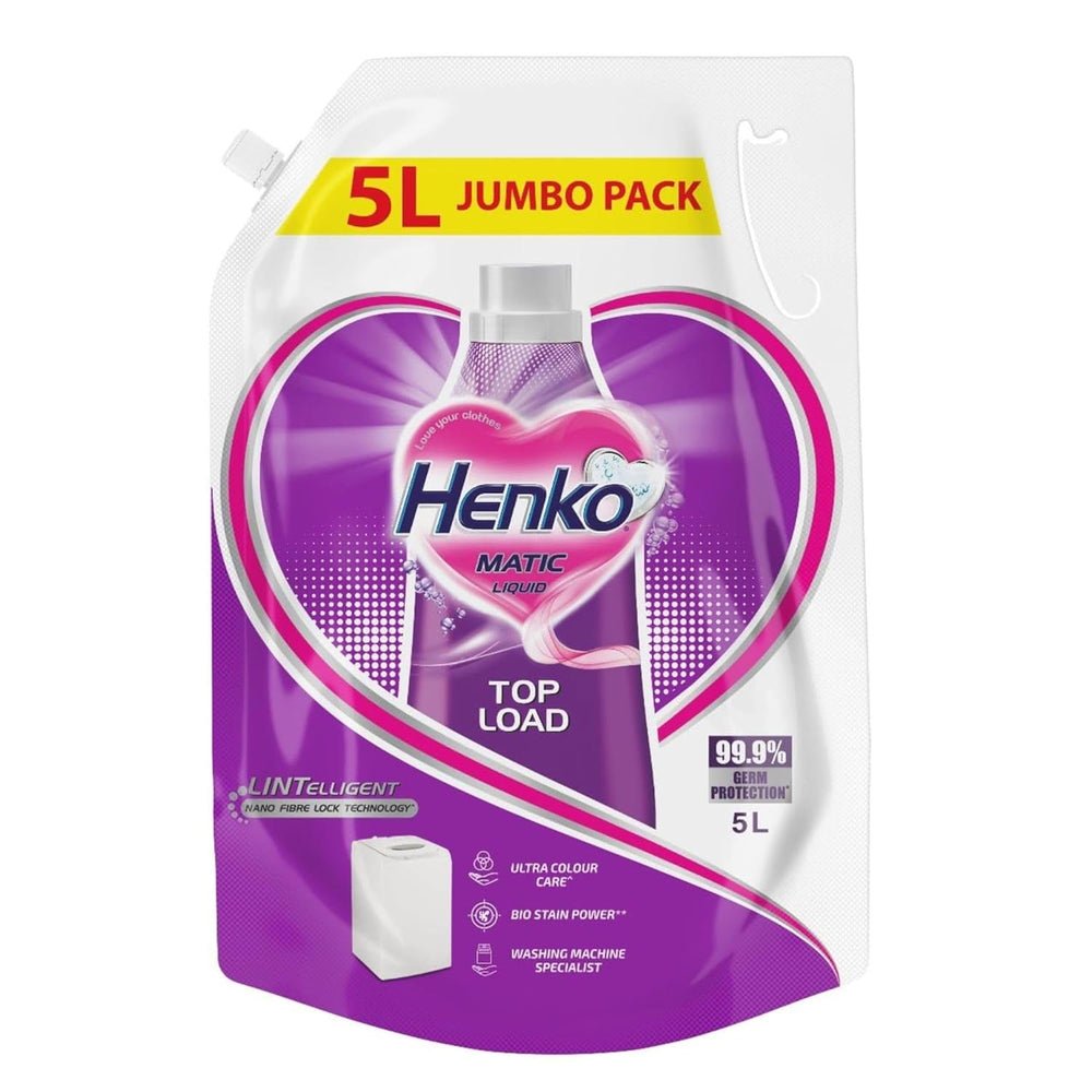 Henko Matic Top Load Liquid Detergent - 5L