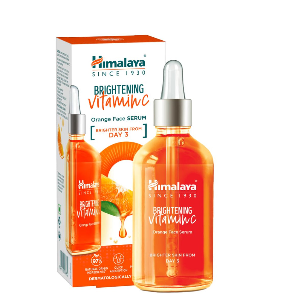 Himalaya Brightening Vitamin C Orange Face Serum, 15 mL