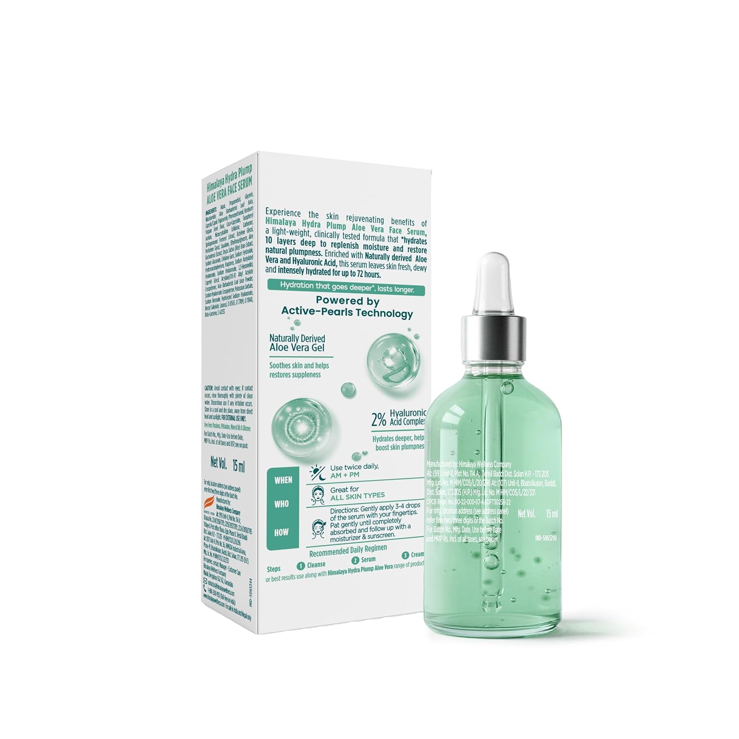 Himalaya Hydra Plump Aloe Vera Face Serum 15 ml