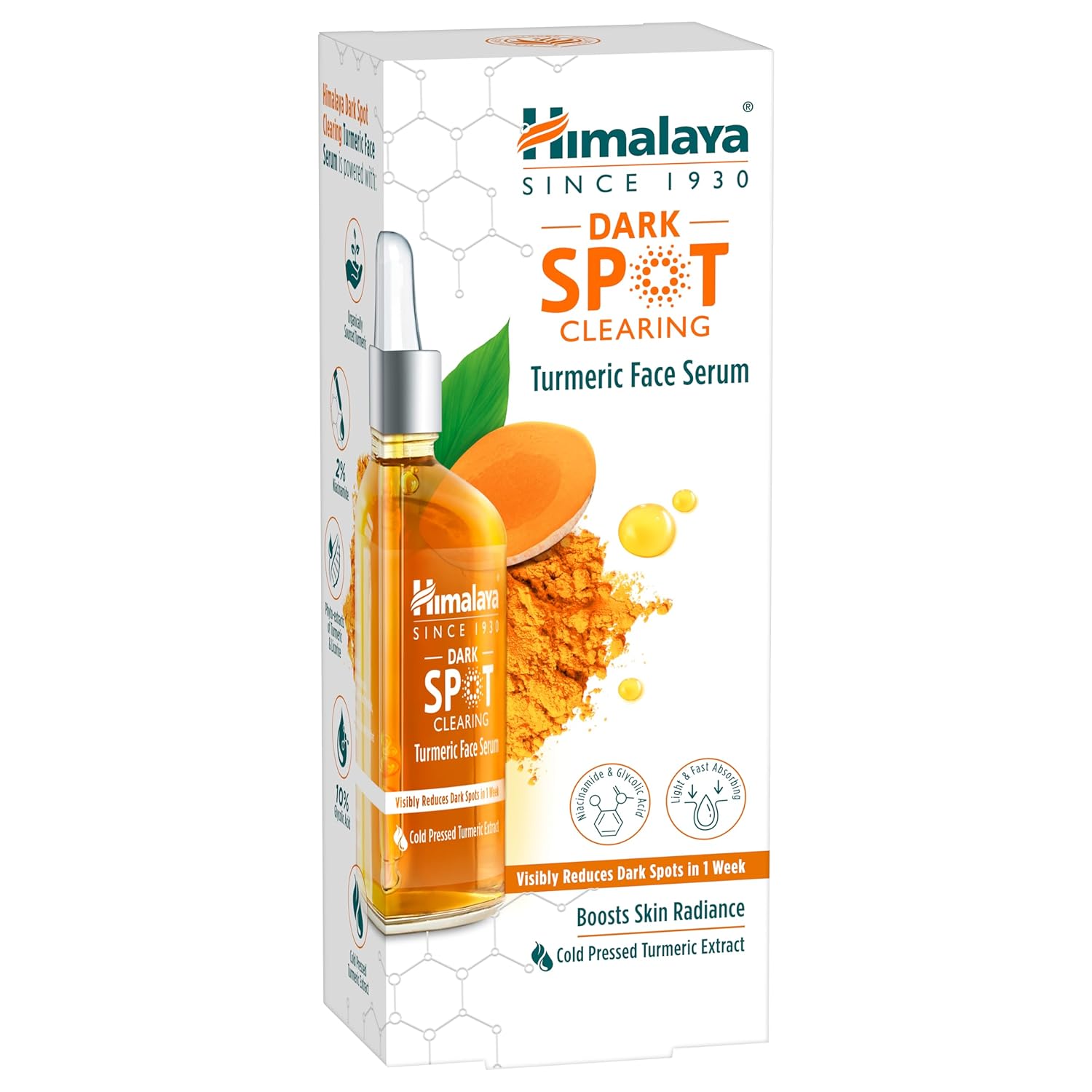 Himalaya Dark Spot Clearing Turmeric Face Serum, 30 mL
