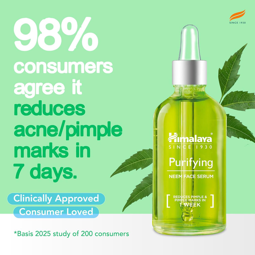 Purifying Neem Face Serum | 2% Natural Salicylic Acid &amp; Cica &amp; Neem |15 ml
