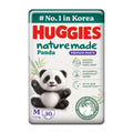 Huggies Naturemade Premium Ultra-thin Bamboo diapers Medium 30pc,12hr lock
