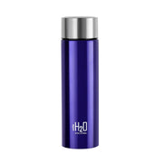 CELLO H2O Stainless Steel Water Bottle For Office & Daily Use 1000 ml, Purple | Single Wall Freezer & Fridge Safe, Lightweight & Stylish Leakproof Rustproof Steel Water Bottle For School, Gym & Travel