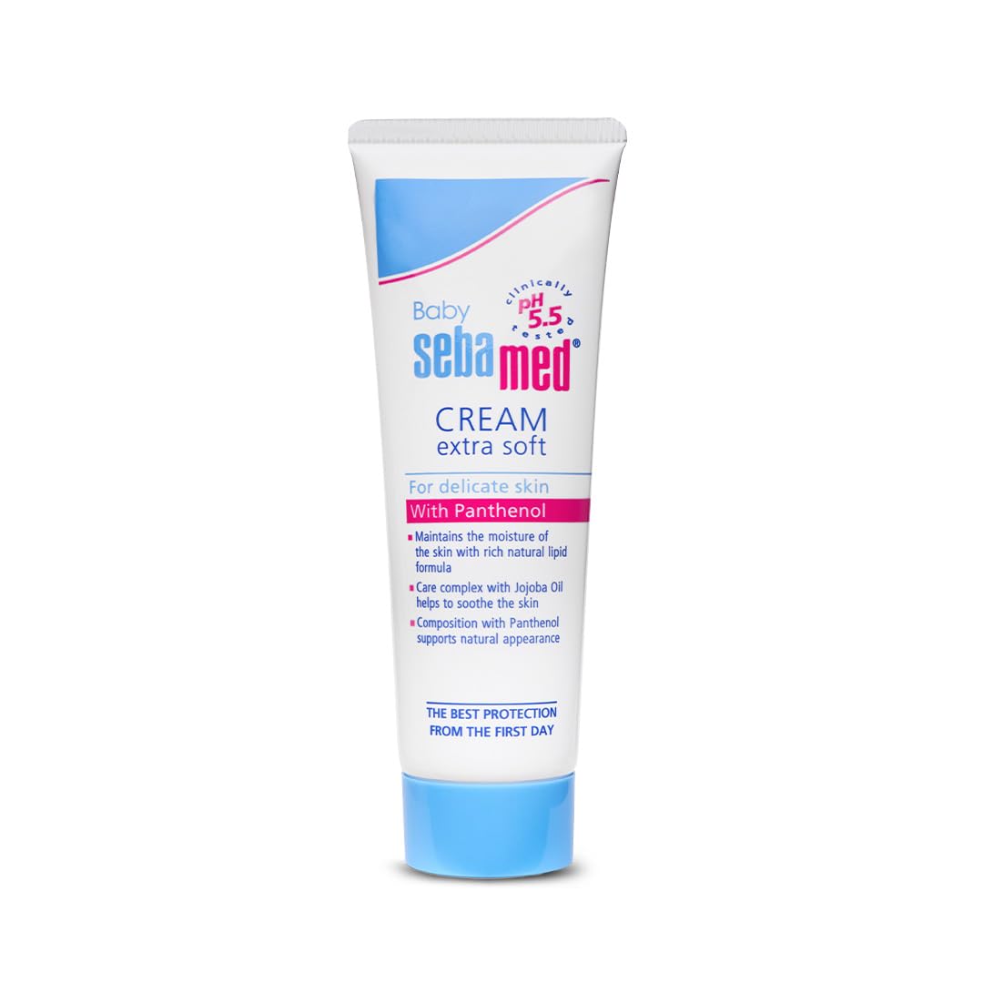 ebamed Baby Cream Extra Soft|pH 5.5|Ideal for Dry Skin|50 ml