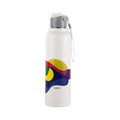 CELLO Puro Steel-X Benz Pro 600 | Leak Proof | Wide Mouth & Easy to Open | Insulated Inner Steel Outer Plastic Water Bottle | 520ml| White