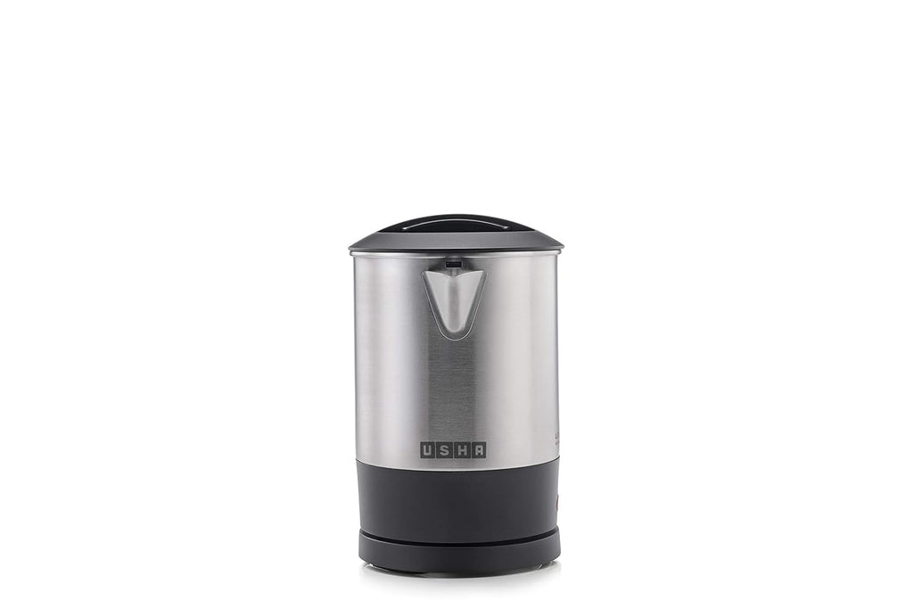 USHA Ek 3710 Electric Kettle 1 L, 1350 Watt (Ss 201 Food Safe Material), Black, 1 Liter, 1350 Watt