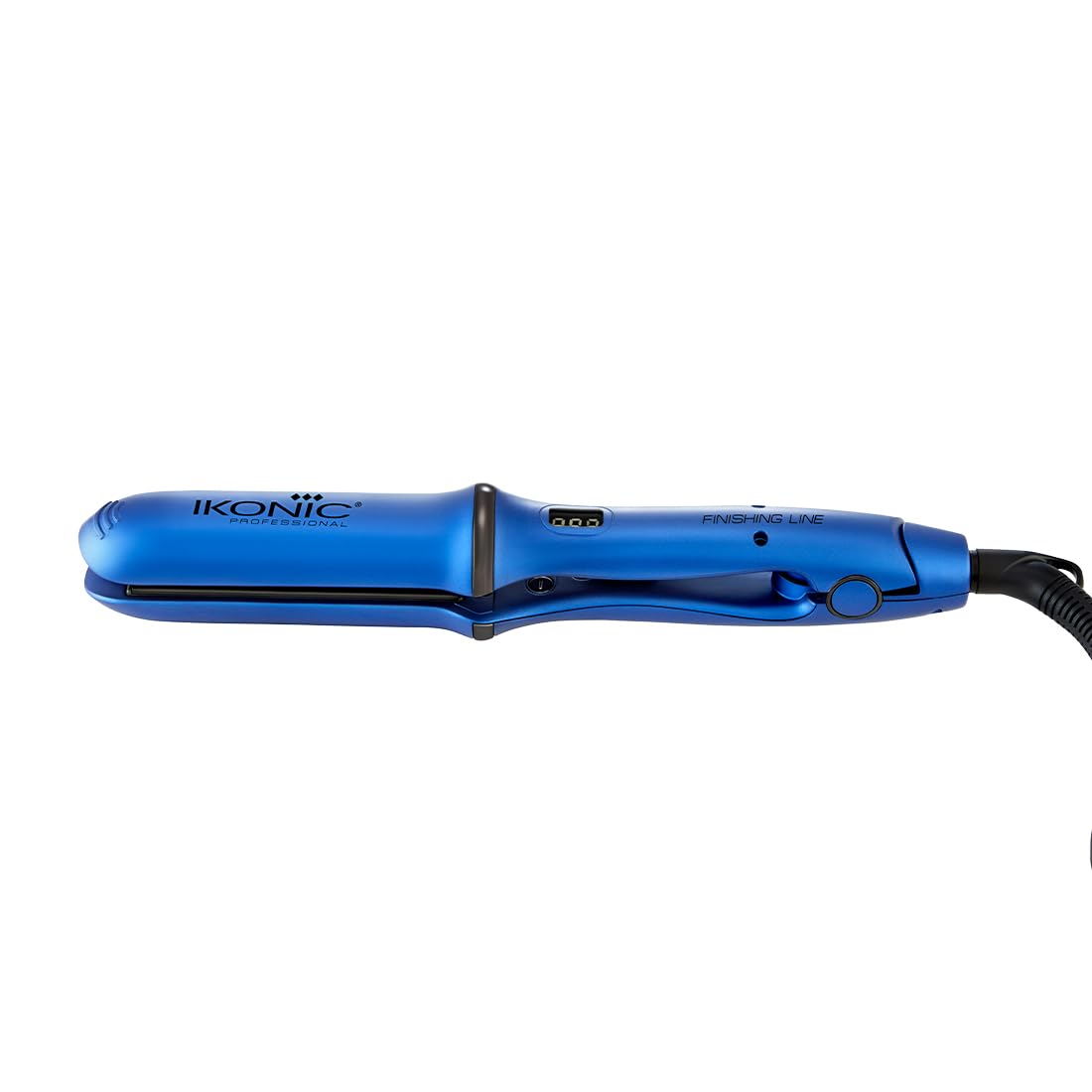 Ikonic Finishing Line Hair Straightener- Blue| Crafted with Japanese & Ionic technology |Floating ceramic plates| Automatic shutoff | Max temprarure settings- 220