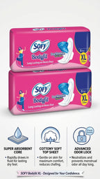 Sofy Bodyfit Regular Sanitary Pads, Pack of 2