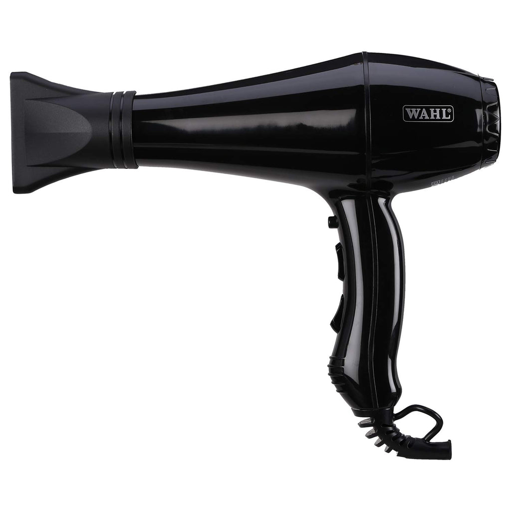 Wahl 5439-024 Super Dry Professional Styling Hair Dryer, Black & Wahl 9243-4724 Home Cut Complete Hair Cutting Clipper, 2000 Watts