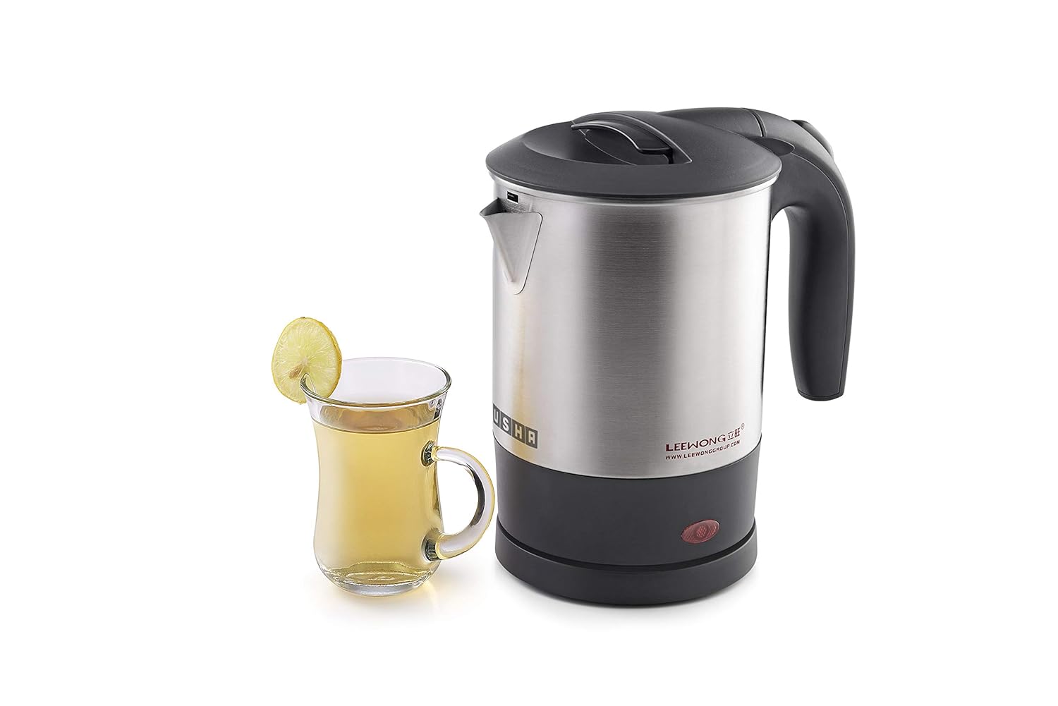 USHA Ek 3710 Electric Kettle 1 L, 1350 Watt (Ss 201 Food Safe Material), Black, 1 Liter, 1350 Watt