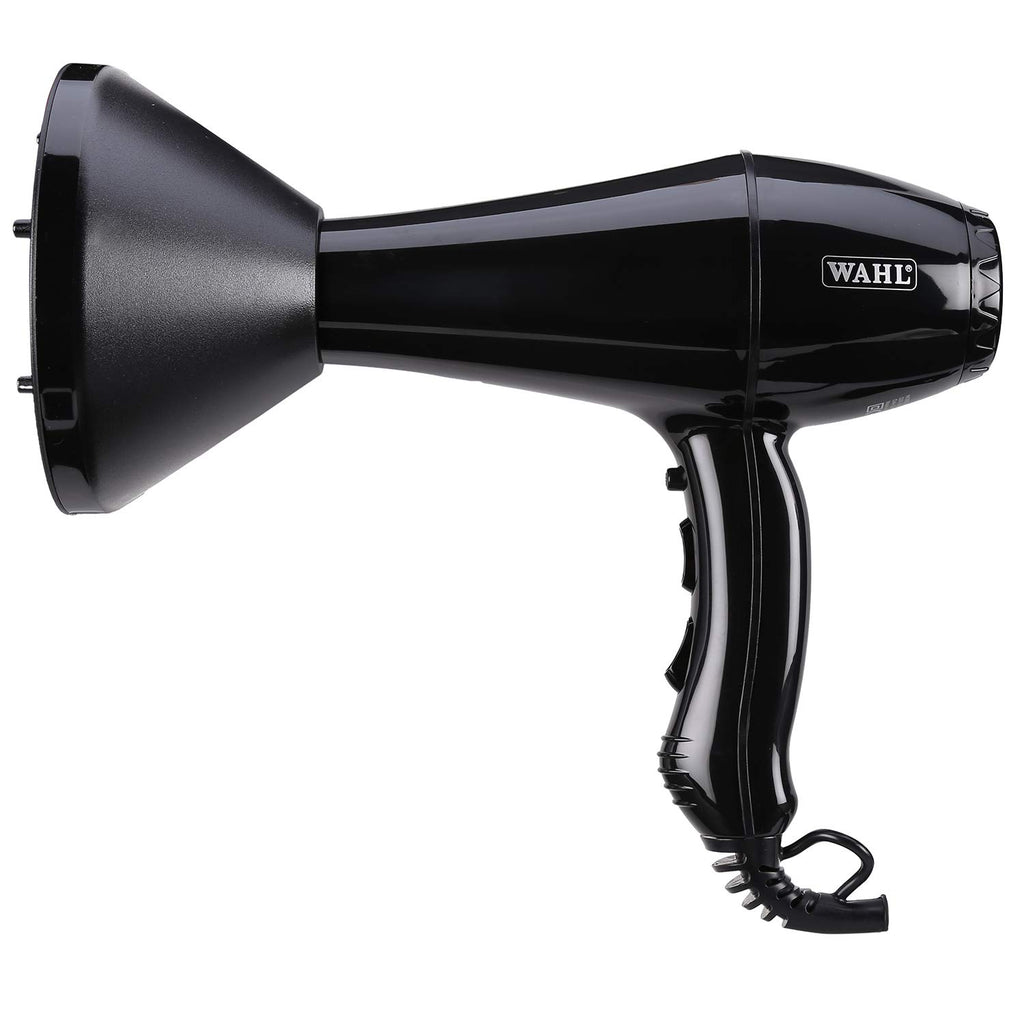 Wahl 5439-024 Super Dry Professional Styling Hair Dryer, Black & Wahl 9243-4724 Home Cut Complete Hair Cutting Clipper, 2000 Watts