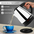 Butterfly EKN 1.5 Litre Stainless Steel Electric Kettle | 1500 W | 360� Swivel Power Base | Auto Shut Off | For Hot Water, Tea, Coffee, Noodles | Dry Boil Protection |