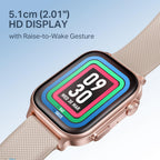 boAt New Launch Storm Infinity Max, 20 Days MAXIMUM Battery, Biggest Battery Capacity Ever! 2.01" (5.1cm)Display, Functional Crown, AI Nudges, BT Calling, Smart Watch for Men & Women (Cherry Blossom)